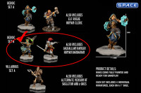 Heroic Miniature Figure Set B - painted Version (Mythic Legions: The Roleplaying Game)