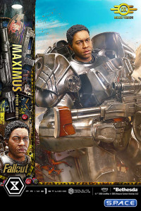 1/4 Scale Maximus Power Armor Deluxe Real Elite Masterline Statue - Bonus Version (Fallout)
