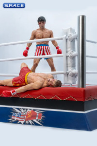 1/10 Scale Rocky Over Drago Through the Ropes Statue (Rocky 4)