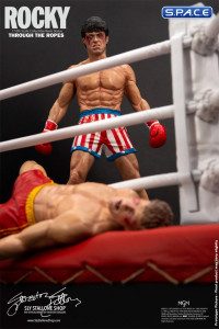 1/10 Scale Rocky Over Drago Through the Ropes Statue (Rocky 4)