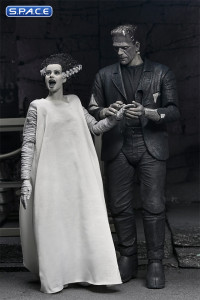 The Monster and his Mate 2-Pack - black & white Version (Bride of Frankenstein)