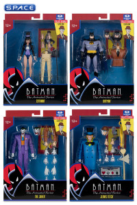 4er Komplettsatz: Batman The Animated Series BAF Wave 7 (DC Multiverse)