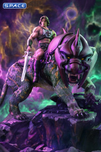 1/10 Scale He-Man and Battle Cat Art Scale Statue (Masters of the Universe)