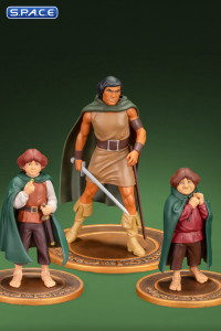 Frodo, Aragorn and Samwise PVC Statue Set (The Lord of the Rings)