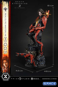 1/3 Scale Higgs Deluxe Real Elite Masterline Statue - Bonus Version (Death Stranding 2: On the Beach)