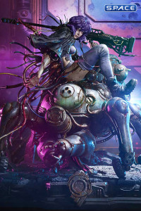 1/4 Scale Motoko Kusanagi & Tachikoma Statue - color Bonus Version (Ghost in the Shell: Stand Alone Complex)