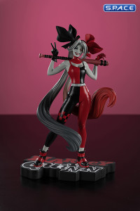 Harley Quinn red, white & black Statue by Alex Garner (DC Comics)