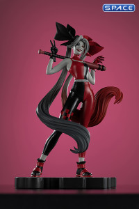 Harley Quinn red, white & black Statue by Alex Garner (DC Comics)