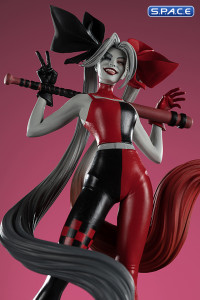 Harley Quinn red, white & black Statue by Alex Garner (DC Comics)