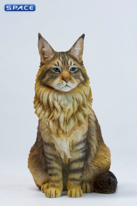 Sitting upright Maine Coon Statue - Version A