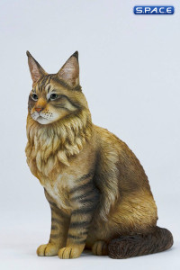 Sitting upright Maine Coon Statue - Version A