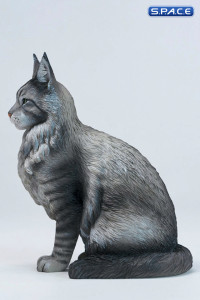 Sitting upright Maine Coon Statue - Version B