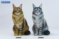 Sitting upright Maine Coon Statue - Version B