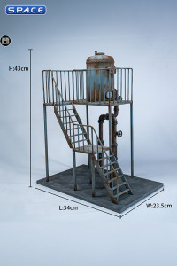 1/12 Scale The Rust Water Station Diorama
