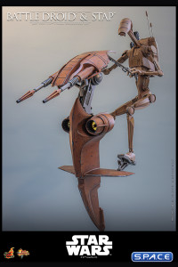1/6 Scale Battle Droid and STAP Movie Masterpiece MMS887 (Star Wars)
