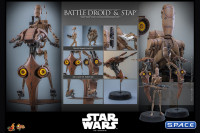 1/6 Scale Battle Droid and STAP Movie Masterpiece MMS887 (Star Wars)