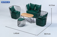 1/6 Scale Modern Light Luxury Sofa Set