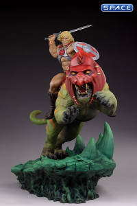 1/4 Scale He-Man & Battle Cat Maquette (Masters of the Universe)