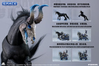 1/12 Scale Nightmare Horse with Armor Set