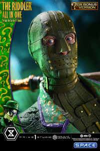 1/3 Scale The Riddler �All In One� Deluxe Real Elite Masterline Statue - Bonus Version (DC Comics)