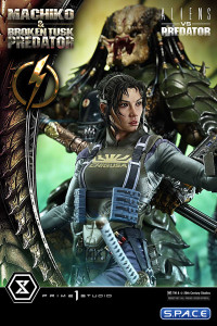 1/4 Scale Machiko & Broken Tusk Predator Ultimate Premium Masterline Statue (Alien vs. Predator)