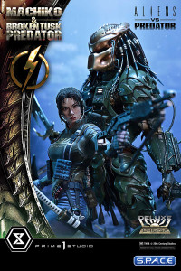 1/4 Scale Machiko & Broken Tusk Predator Ultimate Premium Masterline Statue - Deluxe Bonus Version (Alien vs. Predator)