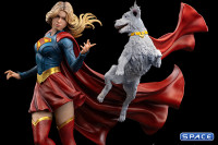 1/10 Scale Supergirl & Krypto Art Scale Statue (Supergirl)