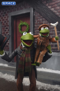 Ultimate Kermit as Bob Cratchit & Robin as Tiny Tim 2-Pack (The Muppet Christmas Carol)