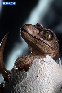 Velociraptor Egg Hatching Statue (Jurassic Park)