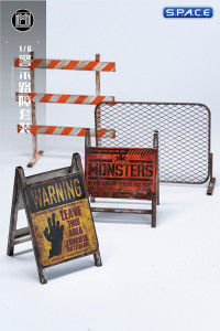 1/6 Scale Warning Barrier Set