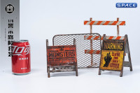 1/6 Scale Warning Barrier Set