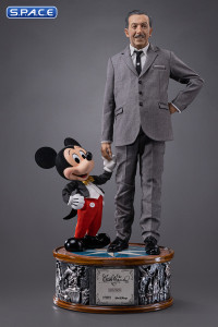 1/4 Scale Walt Disney & Mickey Mouse Deluxe Legacy Replica Statue (Disney)
