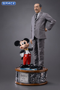 1/4 Scale Walt Disney & Mickey Mouse Deluxe Legacy Replica Statue (Disney)