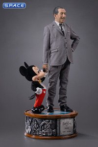 1/4 Scale Walt Disney & Mickey Mouse Deluxe Legacy Replica Statue (Disney)