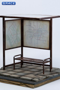 1/12 Scale Bus Stop Diorama Base