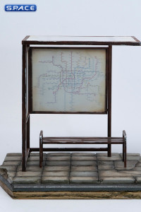 1/12 Scale Bus Stop Diorama Base