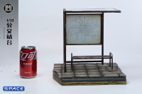 1/12 Scale Bus Stop Diorama Base