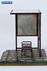 1/12 Scale Bus Stop Diorama Base