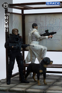 1/12 Scale Bus Stop Diorama Base