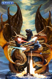 Godzilla vs. King Ghidorah Legacy Art �Noriyoshi Ohrai� Statue (Godzilla vs. King Ghidorah)