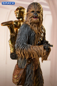 Chewbacca and C-3PO Premium Format Figure (Star Wars)