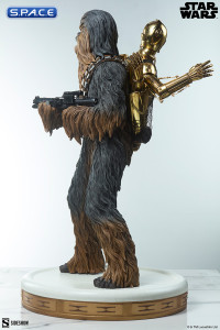 Chewbacca and C-3PO Premium Format Figure (Star Wars)