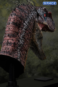 1:1 Male Alpha Velociraptor Blood Knight Life-Size Bust (Jurassic Park III)