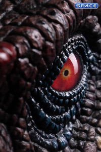 1:1 Male Alpha Velociraptor Blood Knight Life-Size Bust (Jurassic Park III)