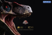 1:1 Male Alpha Velociraptor Blood Knight Life-Size Bust (Jurassic Park III)