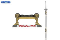 Set of 2: Ultimate King Conan & Throne of Aquilonia (Conan the Barbarian)