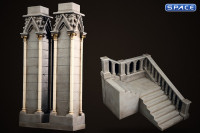 1/12 Gothic Cathedral Staircase Diorama