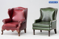 1/12 Scale Dark Green Club Armchair
