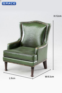1/12 Scale Dark Green Club Armchair