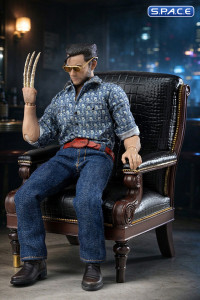 1/12 Scale Black Croc Gentleman Armchair